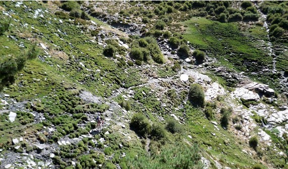 Barranco auf dem Sendero Sulayr